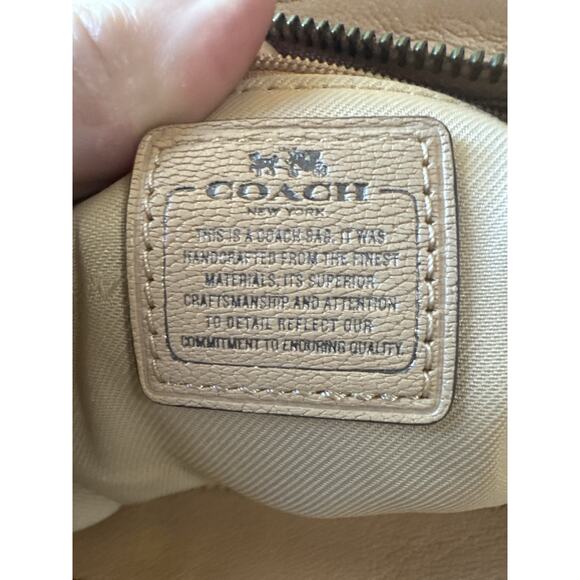 Coach Swagger 27 Carryall Satchel Bag Light Blush Pink Leather Gunmetal Hardware - Picture 11 of 11